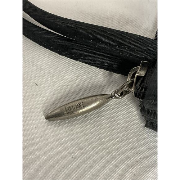 VTG VINTAGE ESPIRIT BLACK YELLOW FLOWER CLUTCH PURSE HANDBAG - Picture 3 of 10